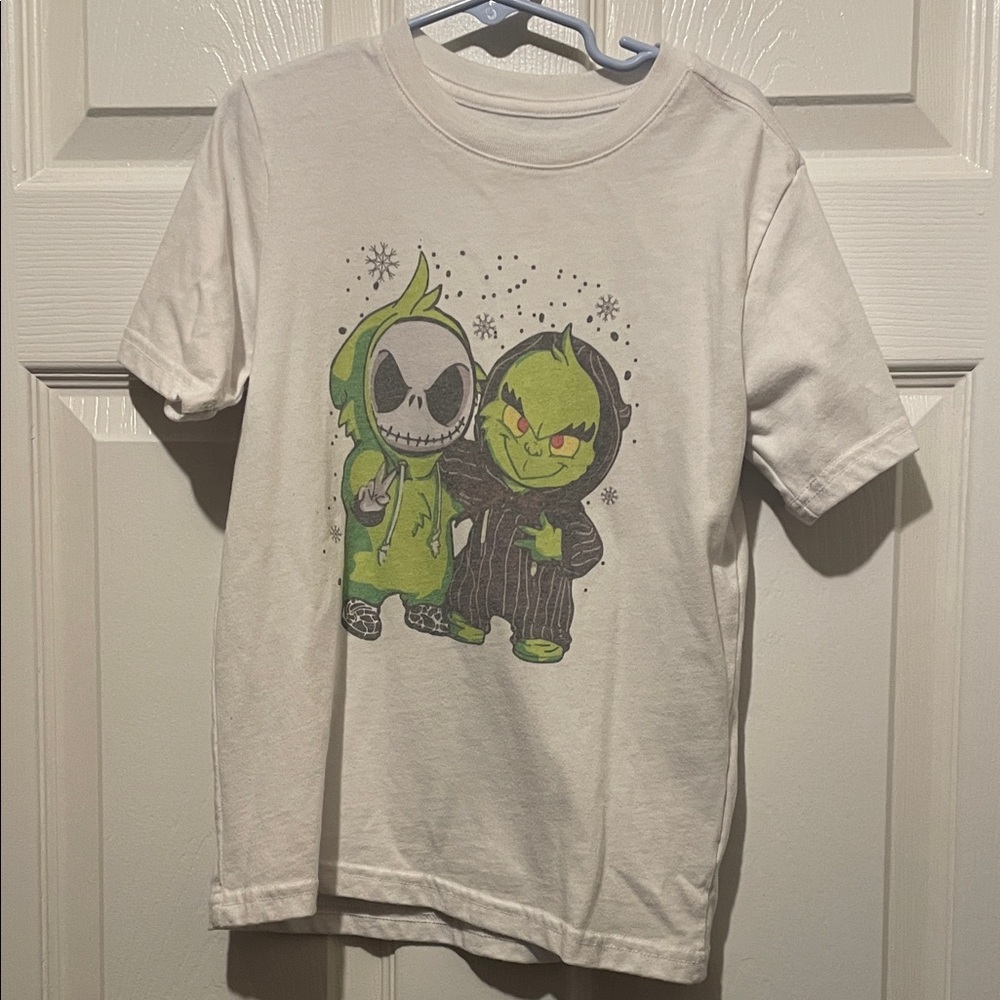 Grinch and Jack Skellington merge shirt